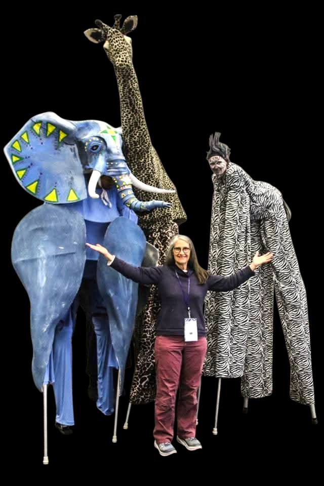 4 X LEGGED STILT WALKERS