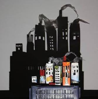LIVE SILHOUETTE ART – art made from trash entertainment hire, South Africa