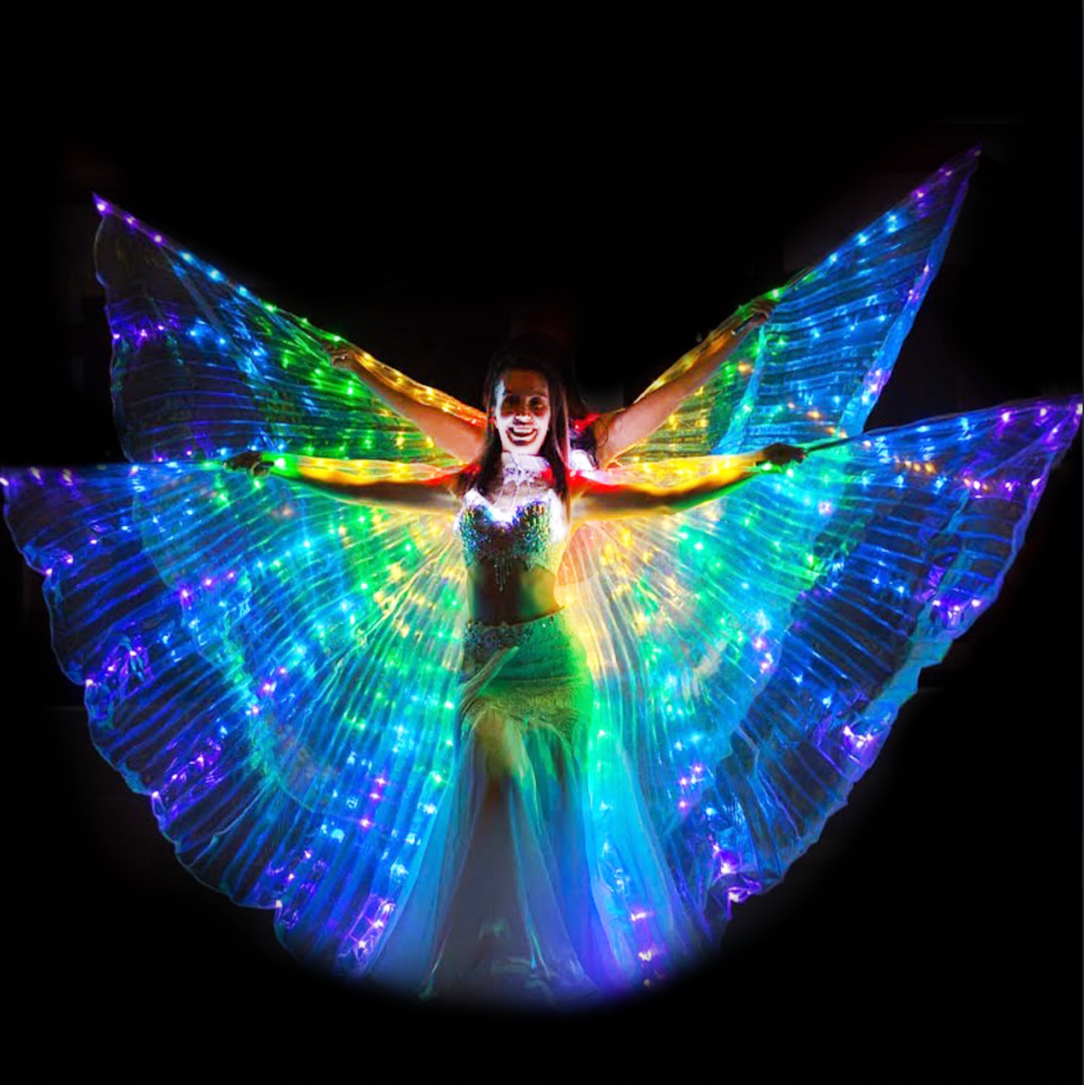 LED ISIS WINGS – LED ISIS WINGS entertainment hire, South Africa